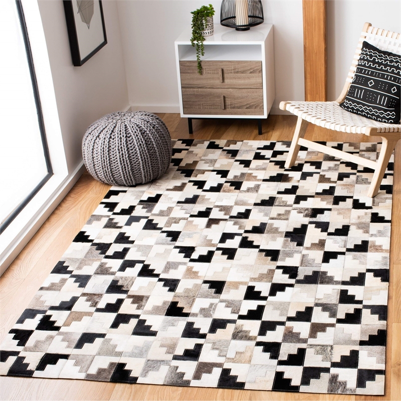 Safavieh Studio Leather 8' X 10' Hand Woven Leather Rug