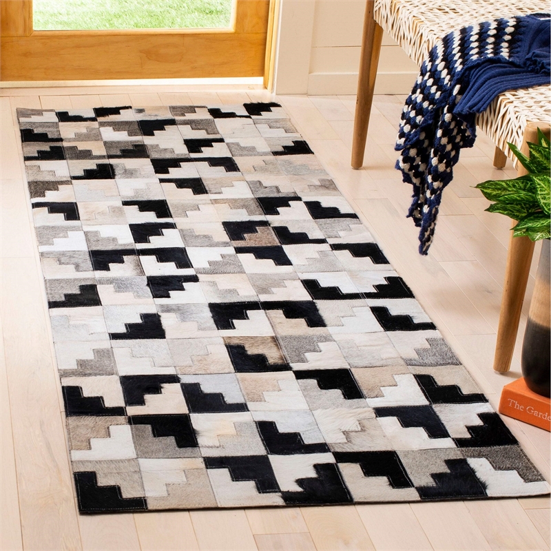 Safavieh Studio Leather 8' X 10' Hand Woven Leather Rug