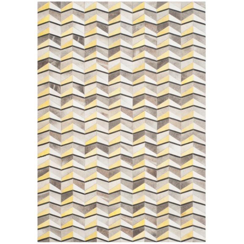 Safavieh Studio Leather 5' X 8' Hand Woven Leather Rug
