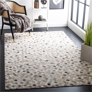 Safavieh Studio Leather 5' X 8' Hand Woven Leather Rug