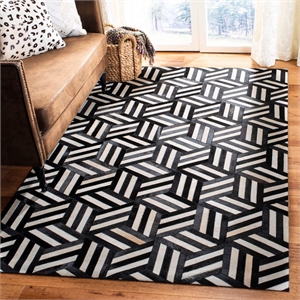 Safavieh Studio Leather 4' X 6' Hand Woven Leather Rug