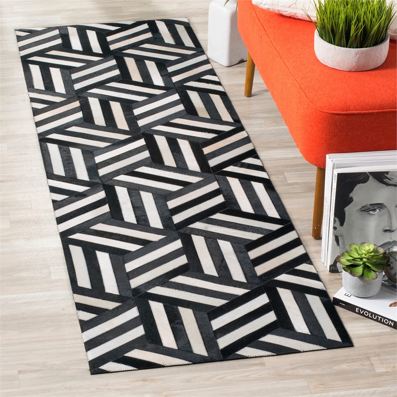Safavieh Studio Leather 8' X 10' Hand Woven Leather Rug