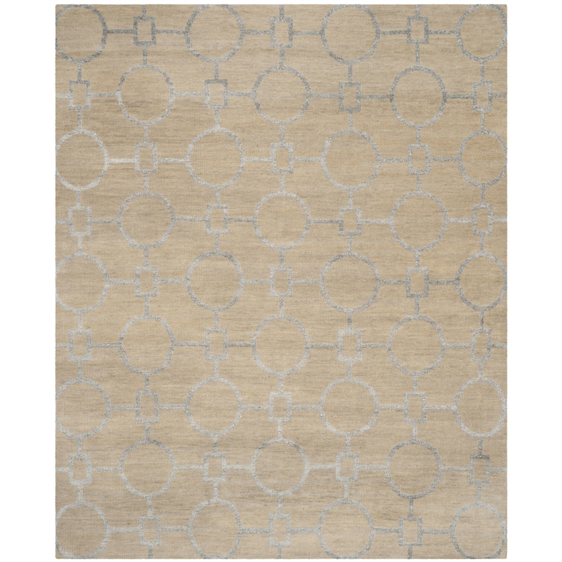 Safavieh Stone Wash 9' X 12' Hand Knotted Rug in Beige