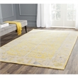 Safavieh Stone Wash 10' X 14' Hand Knotted Rug in Yellow