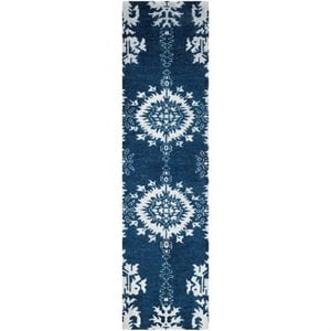Safavieh Stone Wash 8' X 10' Hand Knotted Rug in Indigo