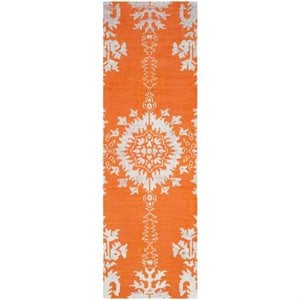 Safavieh Stone Wash 2'6&quot X 8' Hand Knotted Rug in Gold