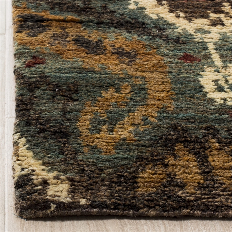 Safavieh Tangier 5' X 8' Hand Knotted Wool and Jute Rug in White
