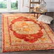 Safavieh Tangier 5' X 8' Hand Knotted Rug in Red Orange and Beige