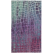 Safavieh Valencia 2' X 3' Power Loomed Rug in Blue and Fuchsia