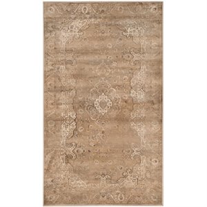 Safavieh Vintage 2'2&quot X 8' Power Loomed Viscose Pile Rug in Mouse