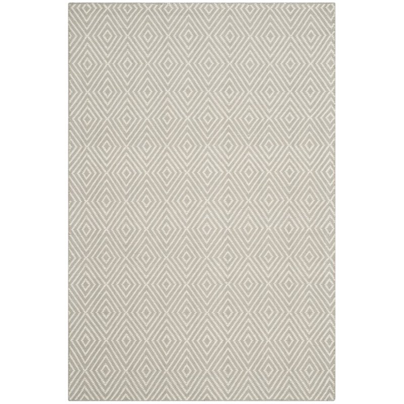 Safavieh Wilton 4' X 6' Handmade Rug in Light Gray and Ivory