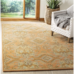Safavieh Wyndham 2' X 3' Power Loomed Acrylic Rug in Terracotta