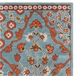 Safavieh Wyndham 6' X 9' Power Loomed Acrylic Rug in Blue and Rust
