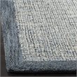 Safavieh Abstract 6' X 9' Hand Tufted Wool Rug in Navy and Ivory