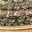 Safavieh Adirondack 4' X 4' Round Rug in Gold and Black