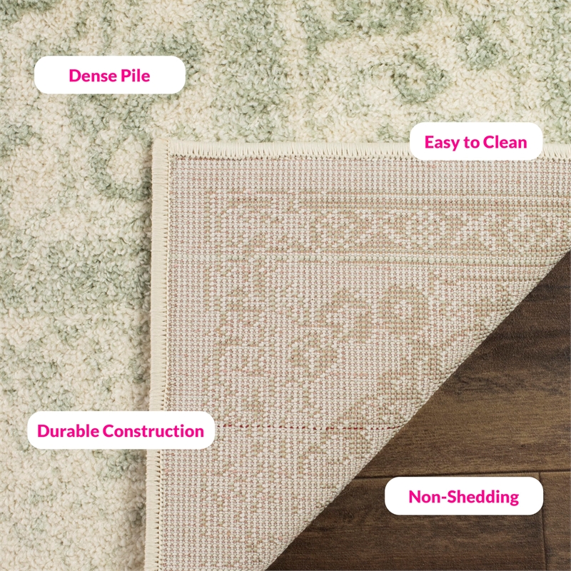 Safavieh Adirondack 8' X 8' Square Rug in Ivory and Sage