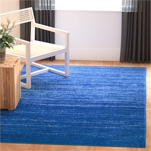 Safavieh Adirondack 4' X 4' Square Rug in Light Blue and Dark Blue