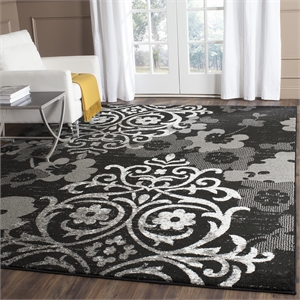 Safavieh Adirondack 10' X 14' Rug in Black and Silver