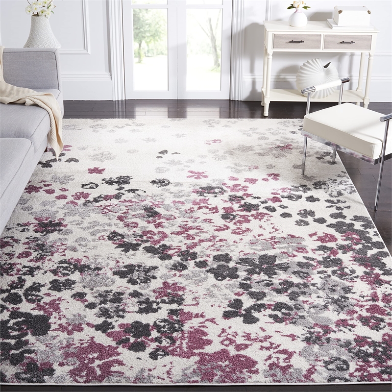 Safavieh Adirondack 9' X 12' Rug in Ivory and Purple