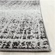 Safavieh Adirondack 4' X 4' Round Rug in Silver and Black