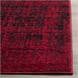 Safavieh Adirondack 4' X 4' Square Rug in Red and Black