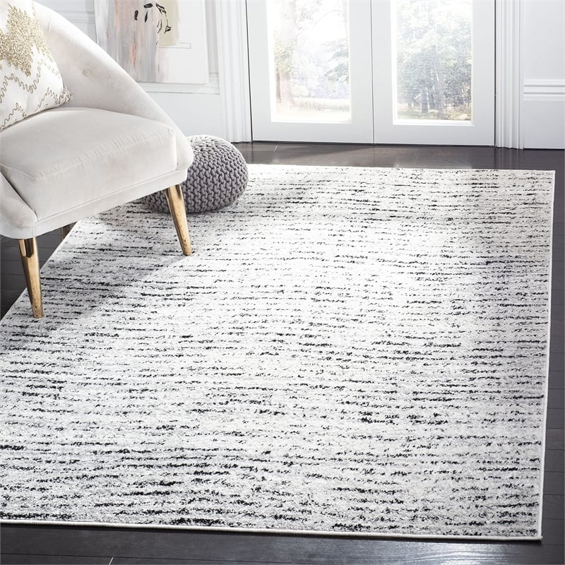 Safavieh Adirondack 4' X 4' Square Rug in Ivory and Silver