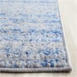 Safavieh Adirondack 4' X 4' Round Rug in Blue and Silver