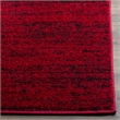 Safavieh Adirondack 4' X 4' Square Rug in Red and Black