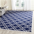 Safavieh Amherst 4' X 6' Rug in Navy and Beige
