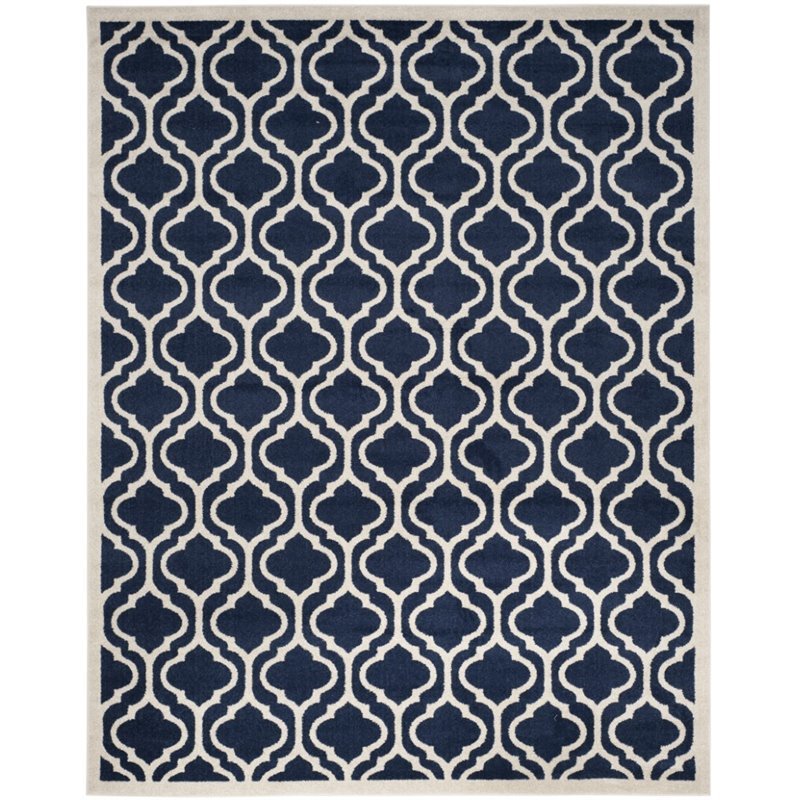Safavieh Amherst 8' X 10' Rug in Navy and Beige
