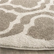 Safavieh Amherst 7' X 7' Round Rug in Wheat and Beige