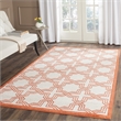 Safavieh Amherst 3' X 5' Rug in Ivory and Orange