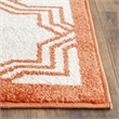 Safavieh Amherst 3' X 5' Rug in Ivory and Orange