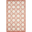 Safavieh Amherst 5' X 8' Rug in Ivory and Orange
