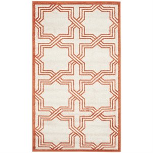 Safavieh Amherst 6' X 9' Rug in Ivory and Orange