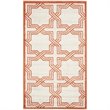Safavieh Amherst 6' X 9' Rug in Ivory and Orange