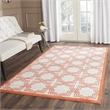 Safavieh Amherst 9' X 12' Rug in Ivory and Orange