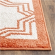 Safavieh Amherst 9' X 12' Rug in Ivory and Orange