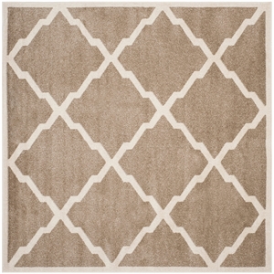 Safavieh Amherst 9' X 9' Square Rug in Wheat and Beige