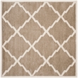 Safavieh Amherst 9' X 9' Square Rug in Wheat and Beige