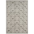 Safavieh Amherst 4' X 6' Rug in Light Gray and Ivory