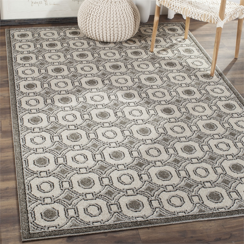 Safavieh Amherst 3' X 5' Rug in Ivory and Gray