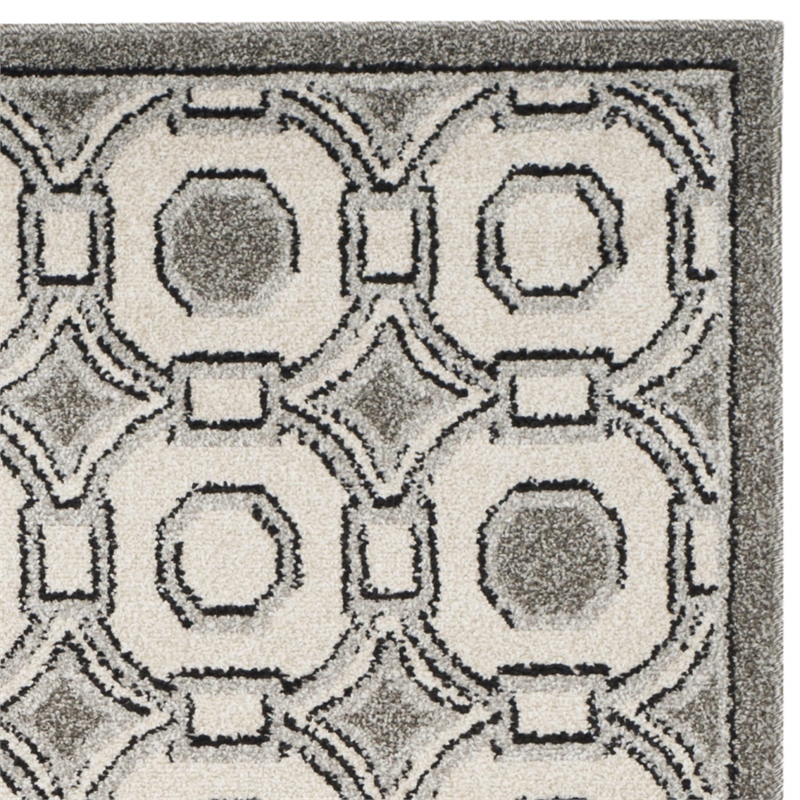 Safavieh Amherst 3' X 5' Rug in Ivory and Gray