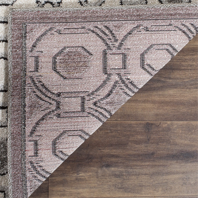 Safavieh Amherst 3' X 5' Rug in Ivory and Gray
