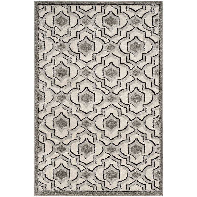 Safavieh Amherst 3' X 5' Rug in Ivory and Gray
