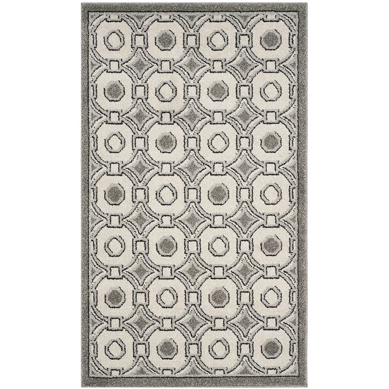 Safavieh Amherst 4' X 6' Rug in Ivory and Gray
