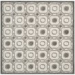 Safavieh Amherst 7' X 7' Square Rug in Ivory and Gray