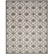 Safavieh Amherst 8' X 10' Polypropylene Power Loomed Rug in Ivory and Gray