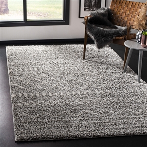 Safavieh Arizona Shag 4' X 6' Rug in Brown and Ivory