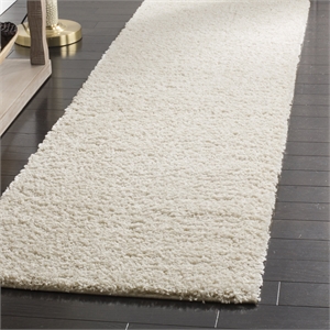 Safavieh Arizona Shag 2' 3&quot X 8' Rug in Creme